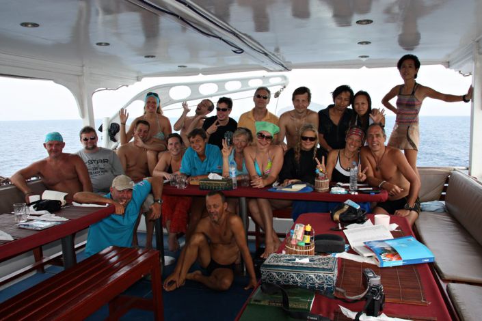 Tauchsafari mit Freunden vor den Similan Islands