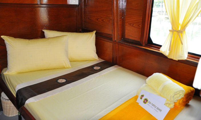 Tauchschiff MV Amapon Doppelbett Kabine Tauchschiff MV Amapon Doppelbett Kabine